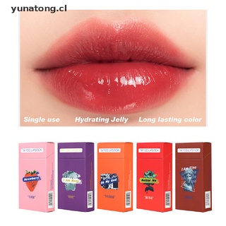 【yunatong】 20PCS Tattoo Lipstick Cotton Swab Lip Tint Matte Liquid Lipstick Cigarette Case 【CL】