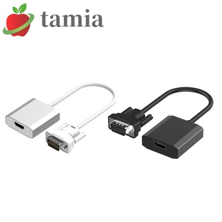 TAMIA VGA A HDMI compatible Con Cable Adaptador 1080P Analógico Digital Video Audio Convertidor