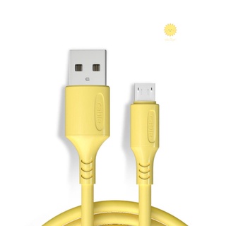 Sici Micro-USB Cable Micro USB a USB 2.0 3A Cable de carga rápida Durable Cable de cargador para teléfonos móviles Android amarillo