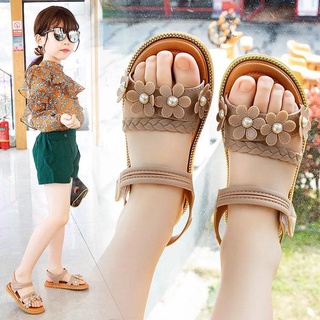 Sandalias de verano para niñas niños-Size22-35**verano niños niñas princesa sandalias bebé moda sandalias Casual zapatos de playa Kasut budak (goma suave) (5)