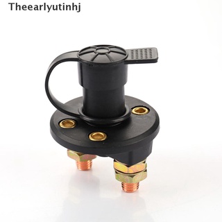 [Theearly] Red Key Cut Off Battery Main Kill Switch Vehicle Power Switch for Truck Boat .