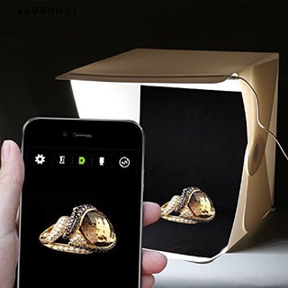 xo94itn: mini tienda de fotografía led/mini portátil plegable para sala de fotos [cl]