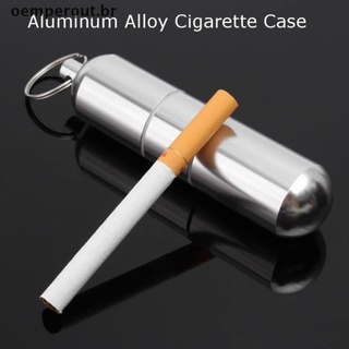 Soporte De Cápsula De aleación De aluminio impermeable Para Guardar cigarrillos