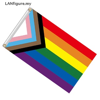 [lanfigure] Bandera Gay 90 x 150 cm arco iris cosas orgullo Bisexual lesbianas LGBT accesorios MY
