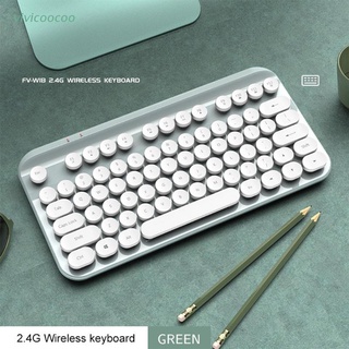 Vivi G Mini teclado inalámbrico 88 teclas redondas teclado para juegos Plug and Play para Tablet Notebook Windowsxp [win7]