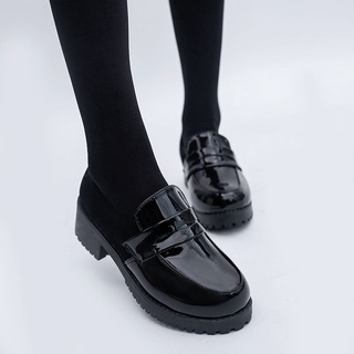 apanzu mujeres uniforme zapatos japoneses jk dedo del pie redondo mujeres estudiantes de la escuela lolita negro marrón cosplay zapatos de suela de goma zapato de cuero (6)