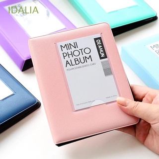 IDALIA Photography Instax Álbum Tarjeta Stock Polaroid De Fotos De 64 Bolsillos De Memoria Carpetas Álbumes Mini Titular De La De 3 Pulgadas Caso De Imagen/Multicolor