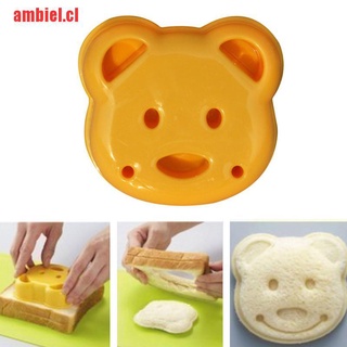 [ambiel]molde de sándwich con forma de oso pequeño/dispositivo en relieve para galletas de pan