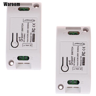 [waroom] 433 mhz rf smart switch inalámbrico rf receptor temporizador relé teléfono control remoto