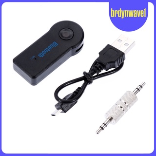 Brdynwave1 Receptor inalámbrico Bluetooth 3.5mm Aux Adaptador De audio Estéreo Para el hogar/coche