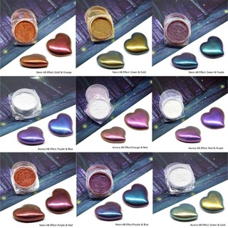 INF 9 colores resina camaleones pigmento arco iris perla polvo resina epoxi colorante colorante