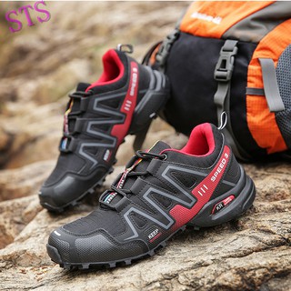 spot hombres zapatos de senderismo escalada impermeable al aire libre trekking cuero deporte montaña
