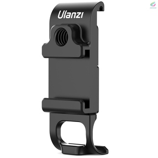 Ulanzi G9-6 - carcasa multifuncional para cámara de acción, extraíble, metálica, tipo C, adaptador de puerto de carga con montaje en frío para zapatos de 1/4 pulgadas, agujero de tornillo Vlog accesorio de repuesto para 9