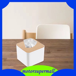 [MotorMall] Soporte de caja de pañuelos de estilo minimalista, soporte para servilletas, para baño, tocador, encimera, papel desechable, extraíble