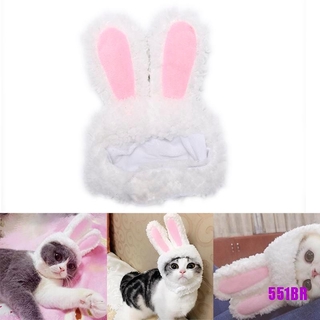 [Rut] sombrero de orejas de conejo de gato/disfraces de cosplay para mascotas/gatos/disfraces para gatos/perros pequeños/fiesta