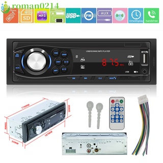 roman0214 12V SWM-1028 1 DIN Car Stereo MP3 Player Radio AUX TF Card U Disk Head Unit Receiver