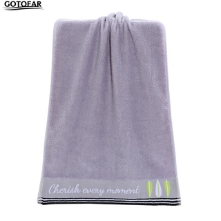 [gotofar] toalla de mano de 3 colores resistente a la decoloración de la suavidad de baño paño super absorbente para el hogar