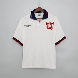 1998 Retro La U Club University of Chile Universidad de Chile white camiseta de fútbol