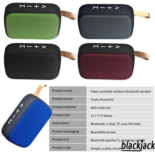 Nuevo Mini bocina/bocina Bluetooth inalámbrica Portátil con radio Fm Bluetooth/altavoz con tarjeta Tf (Bl)