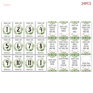 Baobaodian 24 pzs/set De stickers divertidos De dibujos animados Para bebé recién nacido