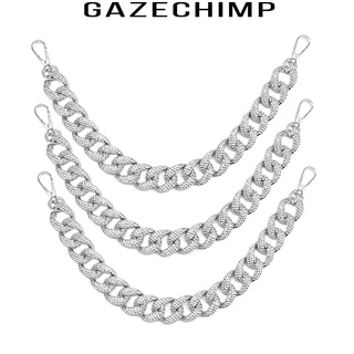 [Gazechimp] 3x Metal monedero cadena correa 38 cm DIY embrague bolso correas extensor