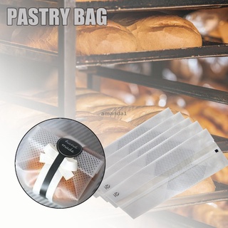 Bolsa de galletas compuesta blanco negro punto tostadas bolsa de pan para hornear bolsa de embalaje conveniente y duradera 100pcs (1)