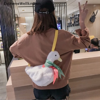 [ExtremeWellknown] Kawaii Lolita felpa bufanda pato bolsa de mensajero bolso de hombro Crossbody mujeres