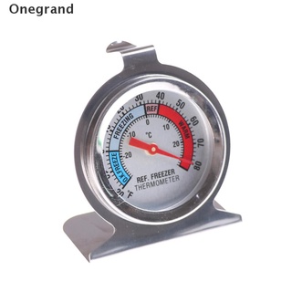 [onegrand] termómetro de acero inoxidable con temperatura de metal refrigerador congelador dial tipo termómetro.