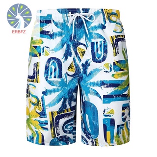 Eeooh pantalones cortos de playa de verano delgados transpirables de secado rápido para hombre