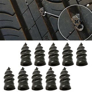 10 piezas de reparación de neumáticos de vacío para camiones de coche, motocicleta, Scooter, bicicleta, reparación de pinchazos, clavos de goma sin tubo (8)