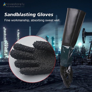 60cm Sandblasting Gloves For Sandblaster Anti-slip Labour Protection Gloves (3)