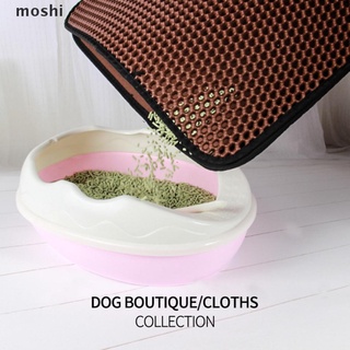 moshi - alfombrilla impermeable para gatos, lavable, doble capa, alfombrilla de inodoro.