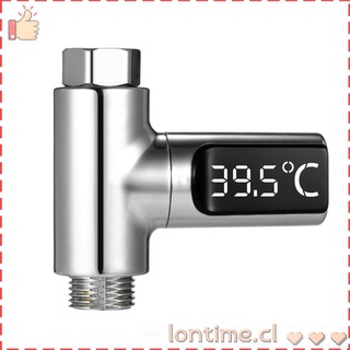pantalla termómetro de ducha de agua auto-generador monitor de temperatura energía [ltmejj] (1)