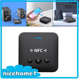 [Hi-tech] 3 en 1 Bluetooth 5.0 transmisor receptor NFC TF tarjeta modo adaptador de Audio para TV coche ordenador altavoz hogar estéreo sistema (4)