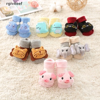 rgiveeef Fashion Cartoon Baby Socks Anti-Slip Newborn Floor Cotton Socks Warm Boots CL
