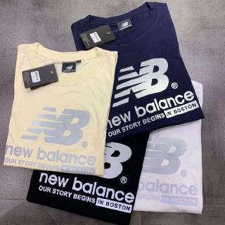 ! new balance moda cómoda camiseta los nuevos hombres y mujeres camiseta de manga corta