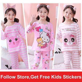 2021 nueva llegada baju bebé niña pijamas lindo niños ropa de dormir baju tidur (1)