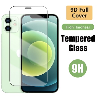 9D Full Cover Tempered Glass For iPhone 11 12 13 Pro Max X XR XS Max iPhone 7 8 Plus 6 6S Plus 5S SE 2020 Screen Protector caseTempered Glass