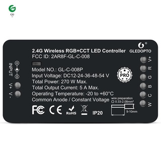 GLEDOPTO ZigBee 3.0 LED Controller Pro RGBCCT Strip Smart with Amazon