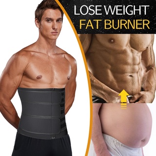 hombres cintura entrenador corsé adelgazar cinturón pérdida de peso cuerpo shaper abdominal trimmer sudor quemador de grasa vientre faja (4)
