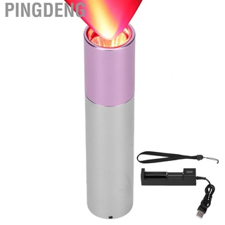 pingdeng luz roja terapia lámpara dispositivo de acero inoxidable portátil alivio del dolor máquina infrarroja