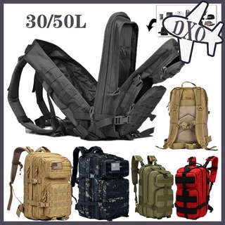 Dxo-tomitany 30L/50L hombres militar táctico gran mochila impermeable deporte al aire libre senderismo Camping caza 3D mochila bolsas para hombres mujeres