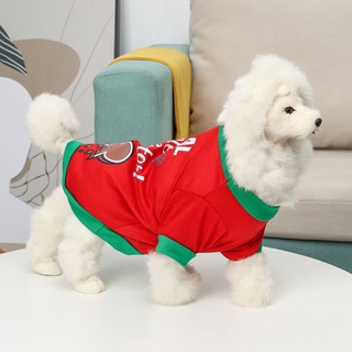 Suer suave ropa de perro de navidad suéter otoño invierno mascota ropa de año nuevo perros ropa mascota chaqueta camisa chaleco gato abrigo pequeño medio perro disfraz (6)