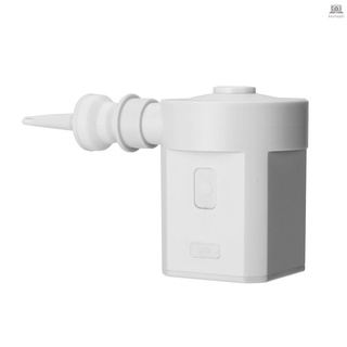 Km HS-206A Poetable USB recarga blanca bomba de aire de pequeño tamaño hogar hogar Mini bomba de aire de cuatro boquillas (6)