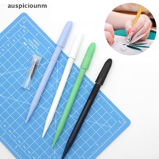 （auspiciounm） Metal Carving Utility Knife Student Non Slip Craft Paper Cutter Pen Stationery On Sale (4)