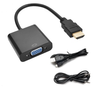 1080P HDMI compatible con adaptador VGA Cable convertidor Digital a analógico para Xbox PS4 PC portátil TV Box a proyector Displayer HDTV