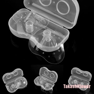 Takashiflower - juego de 2 protectores de silicona para pezones, protección para madres