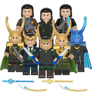 Loki Season 1 2021 Minifigures Marvel Toys Building Blocks Lego Compatible WM6118