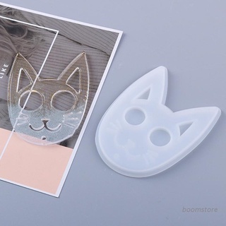 Boom Super brillante autodefensa gato llavero cristal resina epoxi molde de silicona