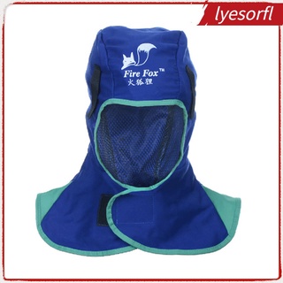 [lyesorfl] Tapa de soldadura capucha protectora cuello protección 37 cm azul oscuro (2)